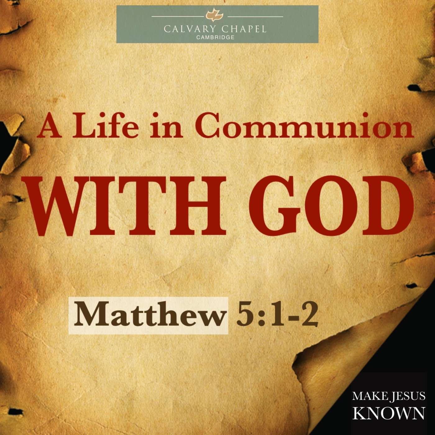 Sermon 5. A Life in Communion with God episode artwork