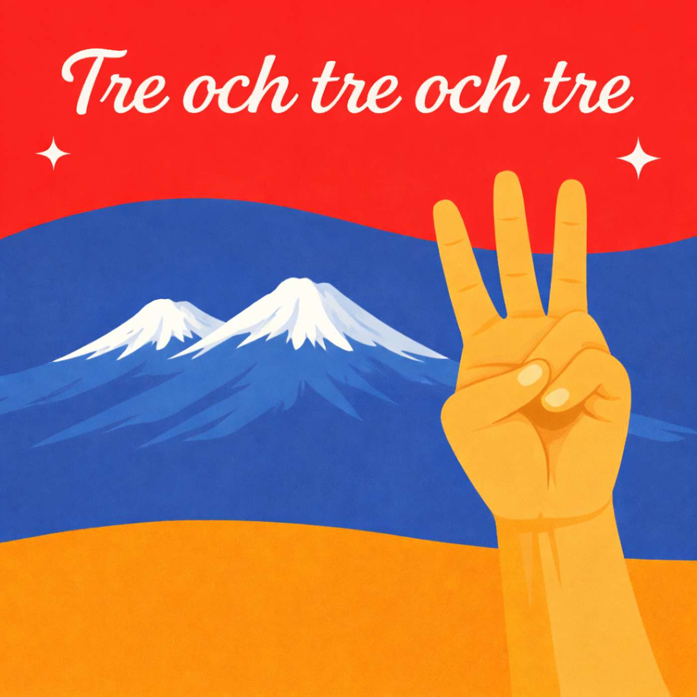 Tre och tre och tre