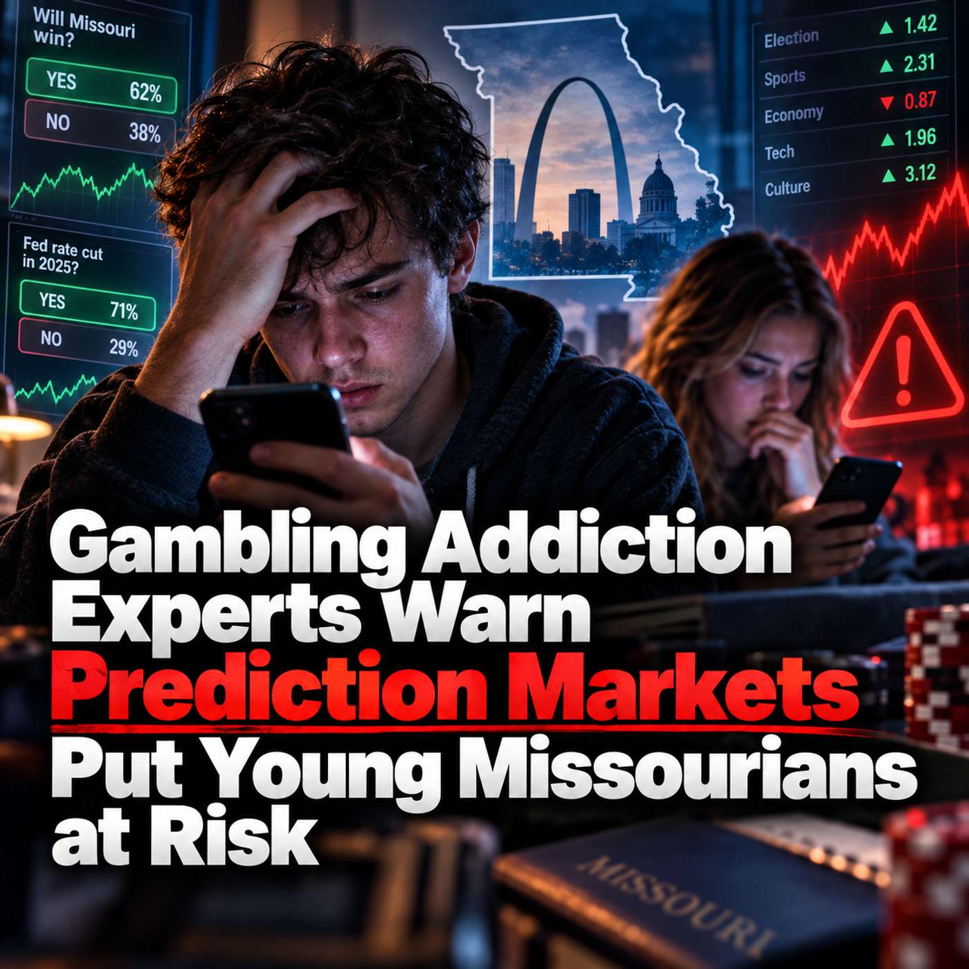 Gambling Addiction Experts Warn Prediction Markets Put Young Missourians at Risk