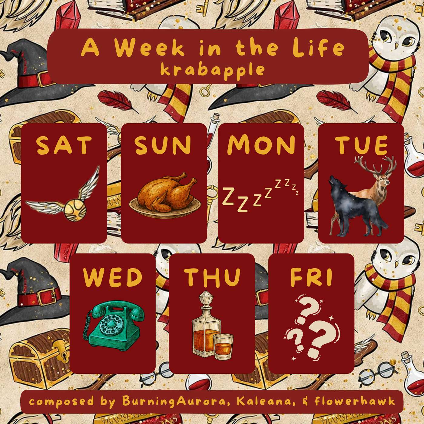 A Week in the Life by krabapple