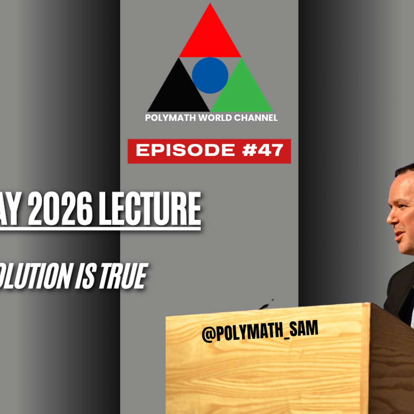 Polymath World # Episode 47 - Darwin Day 2026 Lecture episode artwork