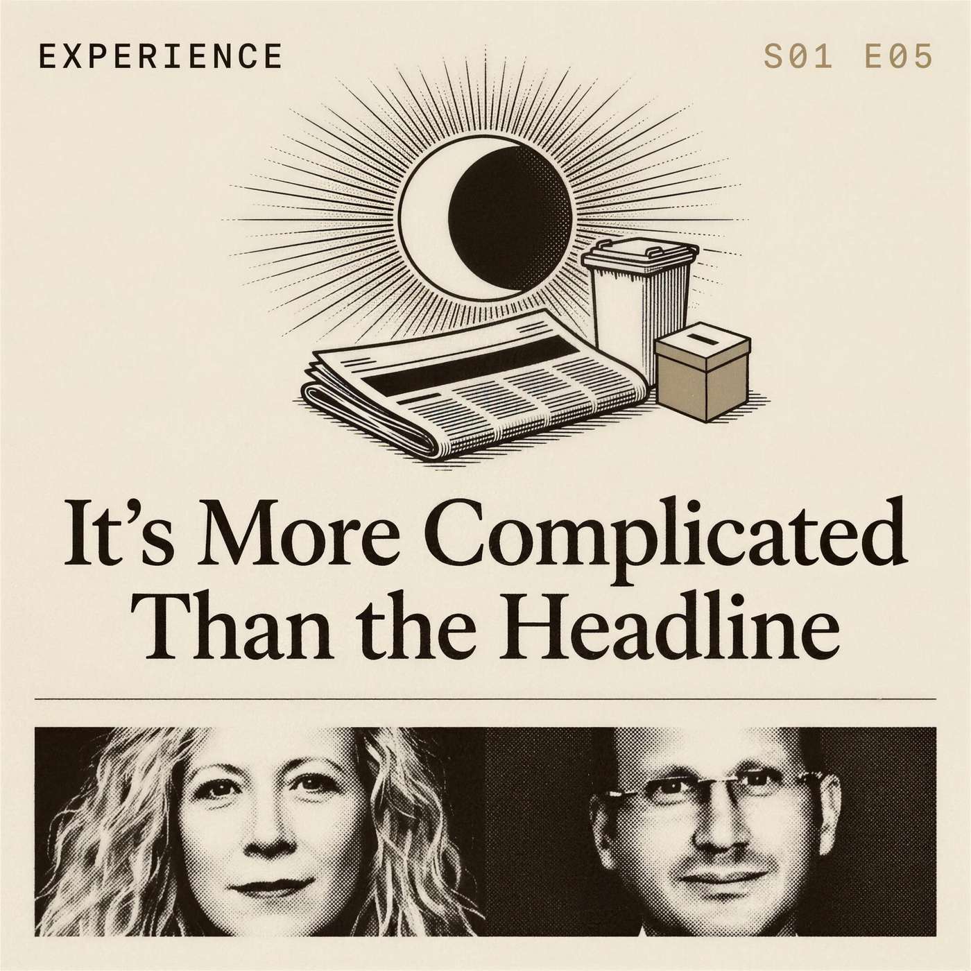 It's More Complicated Than the Headline | public shaming, an eclipse and Count Binface episode artwork
