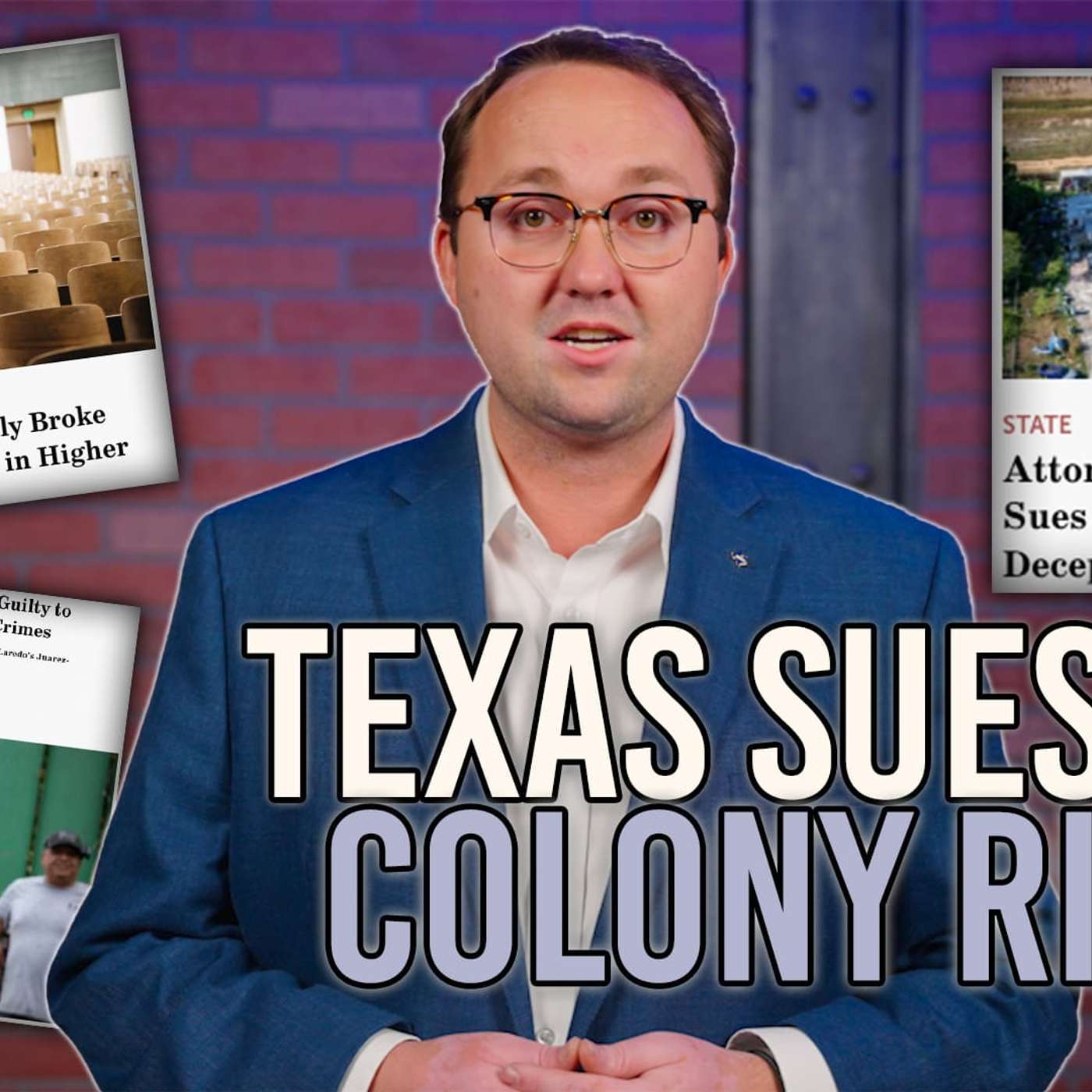 3/15/24 Texas Sues Colony Ridge Illegal Alien Housing Development