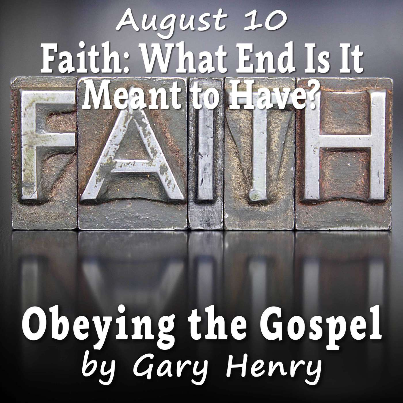 Faith: What End Is It Meant to Have? (August 10) episode artwork