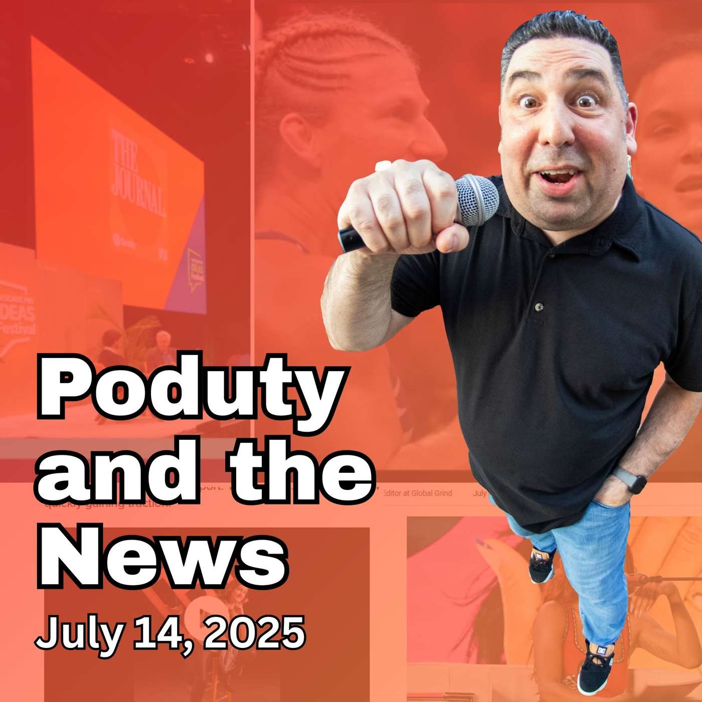 Poduty and the News.  The Weekly Live Podcast About Podcast News, Trends & Live Podcasting