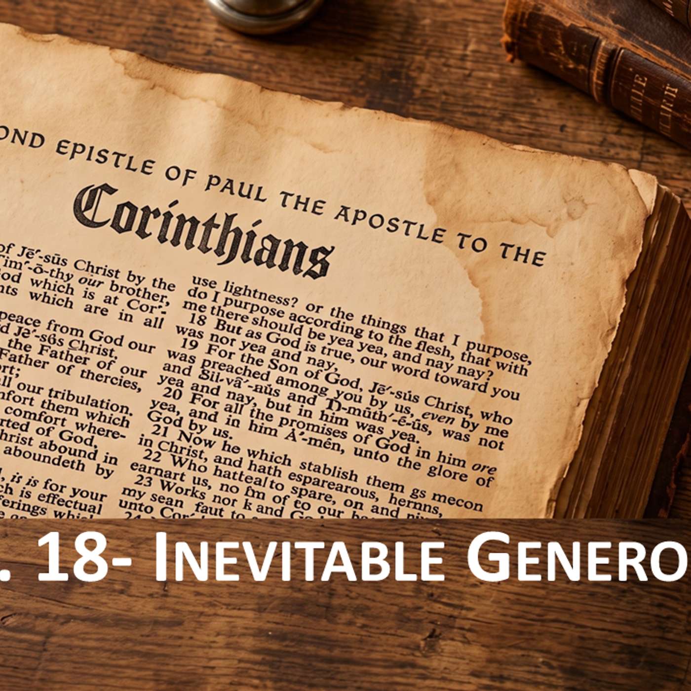 2 Corinthians No. 18- Inevitable Generosity