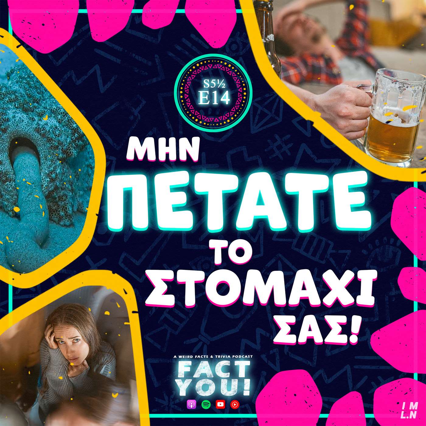 Μην Πετάτε το Στομάχι σας! | S5.5 E14 | FACT YOU! episode artwork