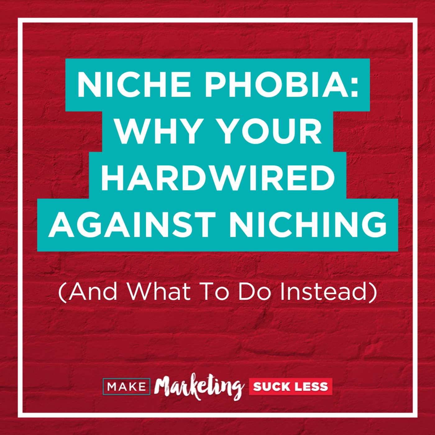 Niche Phobia: Why Your Hardwired Against Niching (And What to Do Instead)