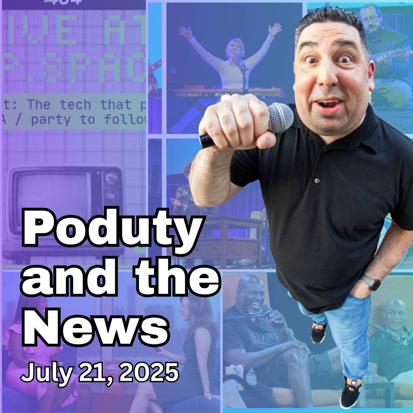 Poduty and the News.  The Weekly Live Podcast About Podcast News, Trends & Live Podcasting