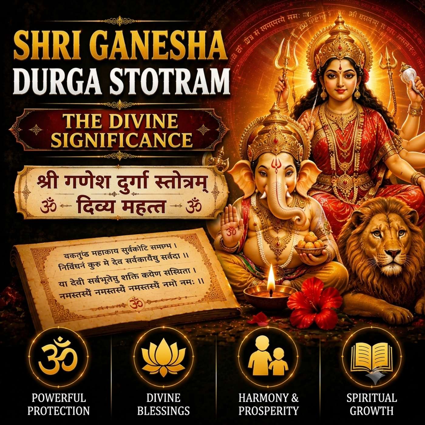 Ganesha Durga Stotram 🙏 | Divine Significance | श्री गणेश दुर्गा स्तोत्रम् episode artwork