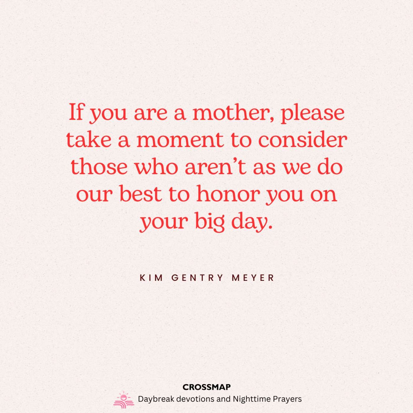 Remembering the Childless on Mother's Day