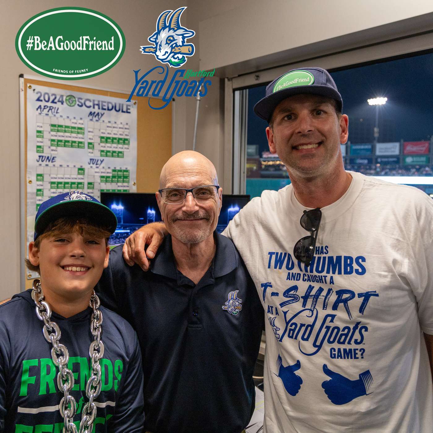 Feeney Talks With Friends