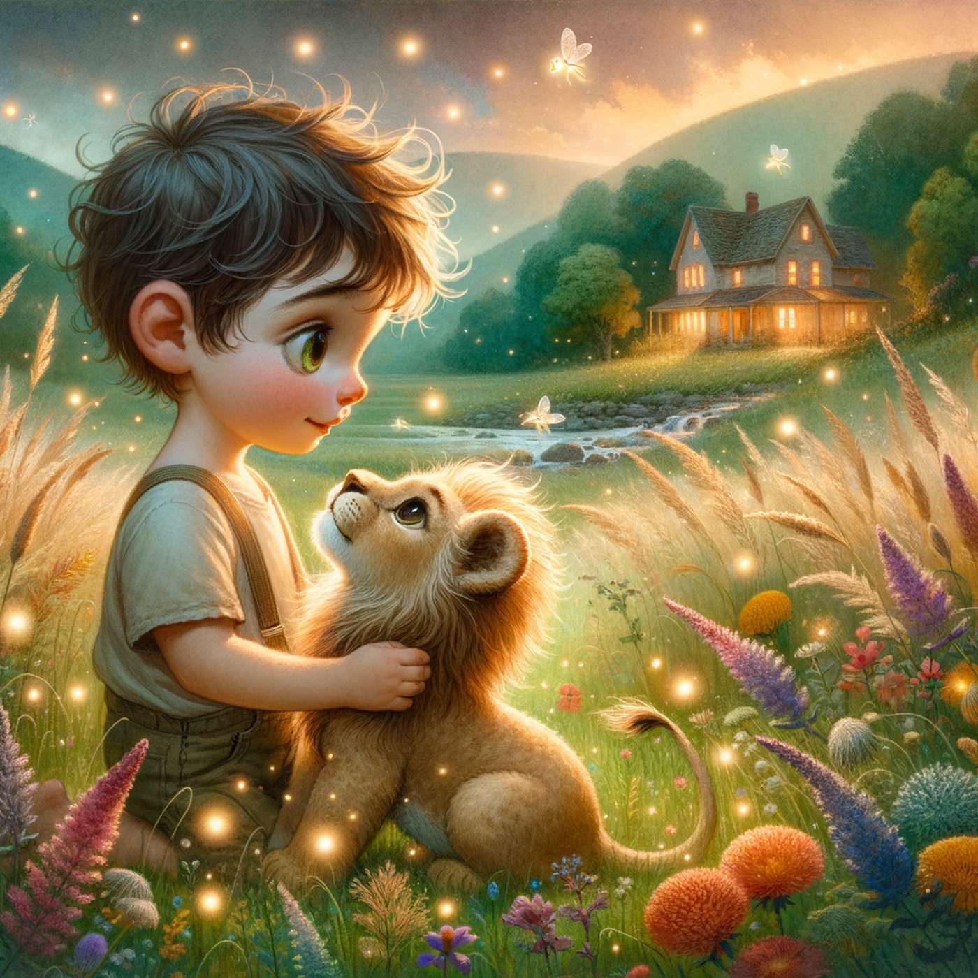 The Honest Shepherd and the Lost Lion Cub