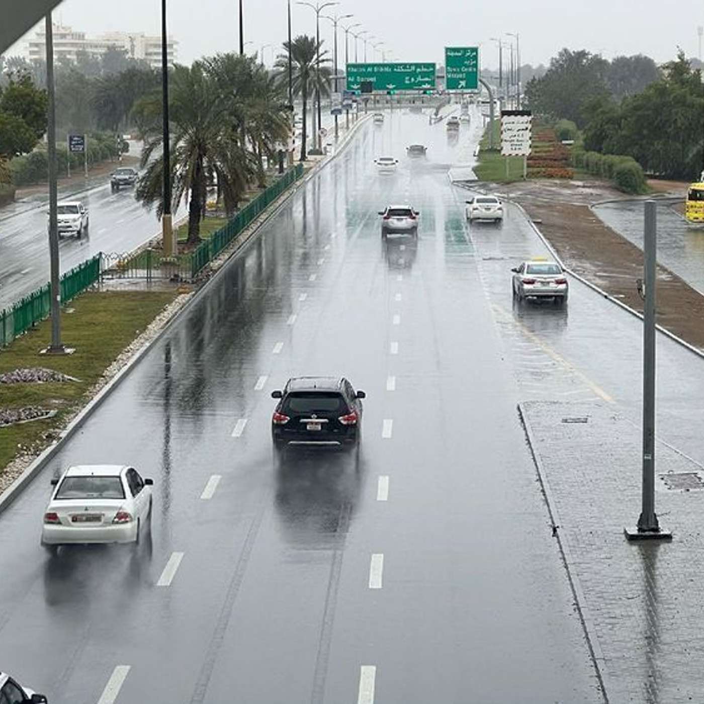 How to keep yourselves safe while driving during heavy downpour with Road Safety UAE (12.2.24)