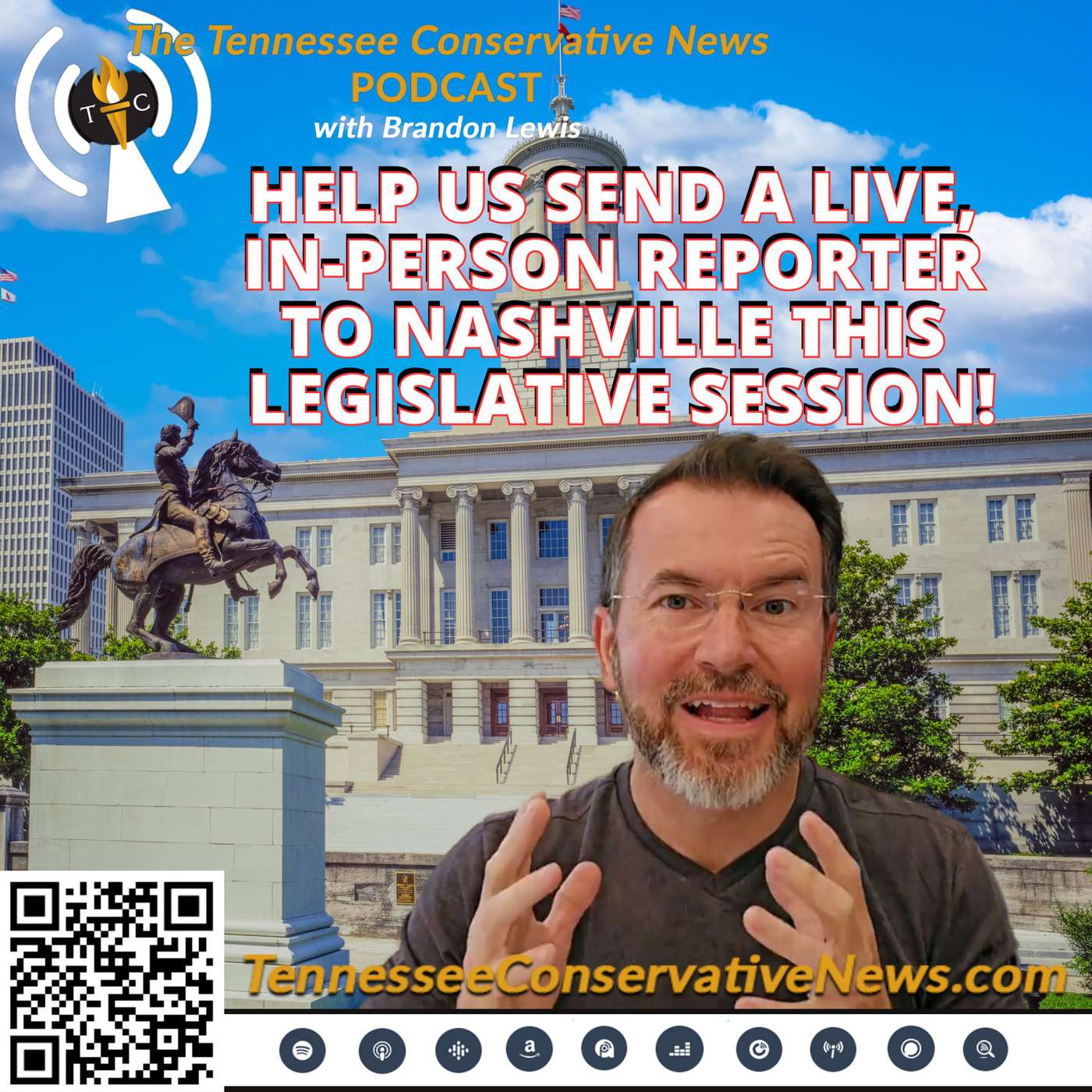 Brandon Lewis: Help Us Send a Live, In-Person Reporter to Nashville this Legislative Session!