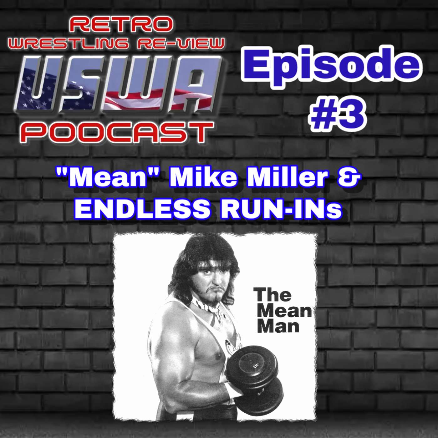 Retro Wrestling Re-View USWA Podcast – Ep. 3 | 1/16/93: "Mean" Mike Miller & ENDLESS RUN-INs! episode artwork