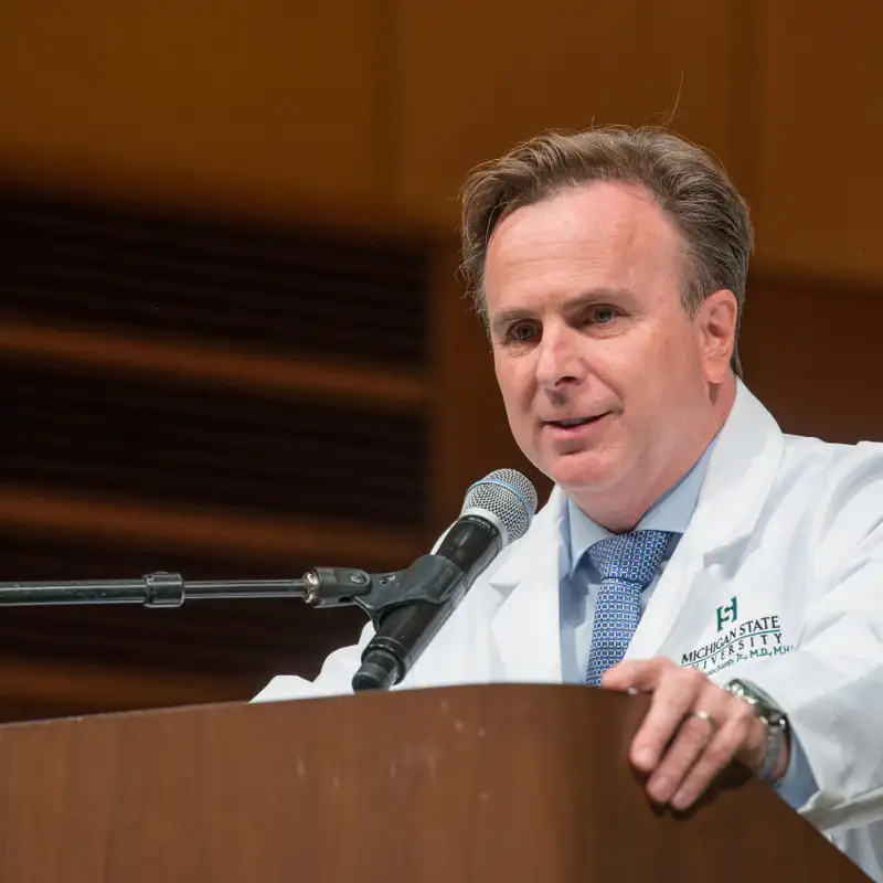 Staying vigilant is key to fighting COVID-19 says optimistic MSU health sciences leader 