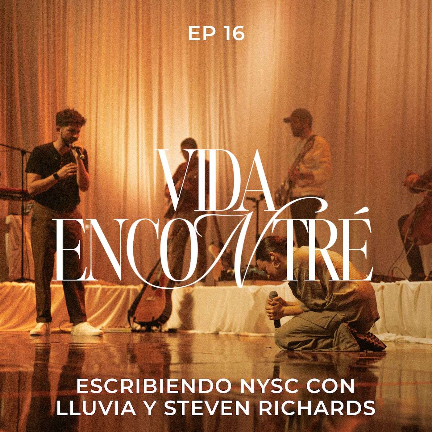 Ep. 16 Escribiendo NYSC - Majo y Dan con Lluvia y Steven Richards - Vida Encontré podcast. episode artwork