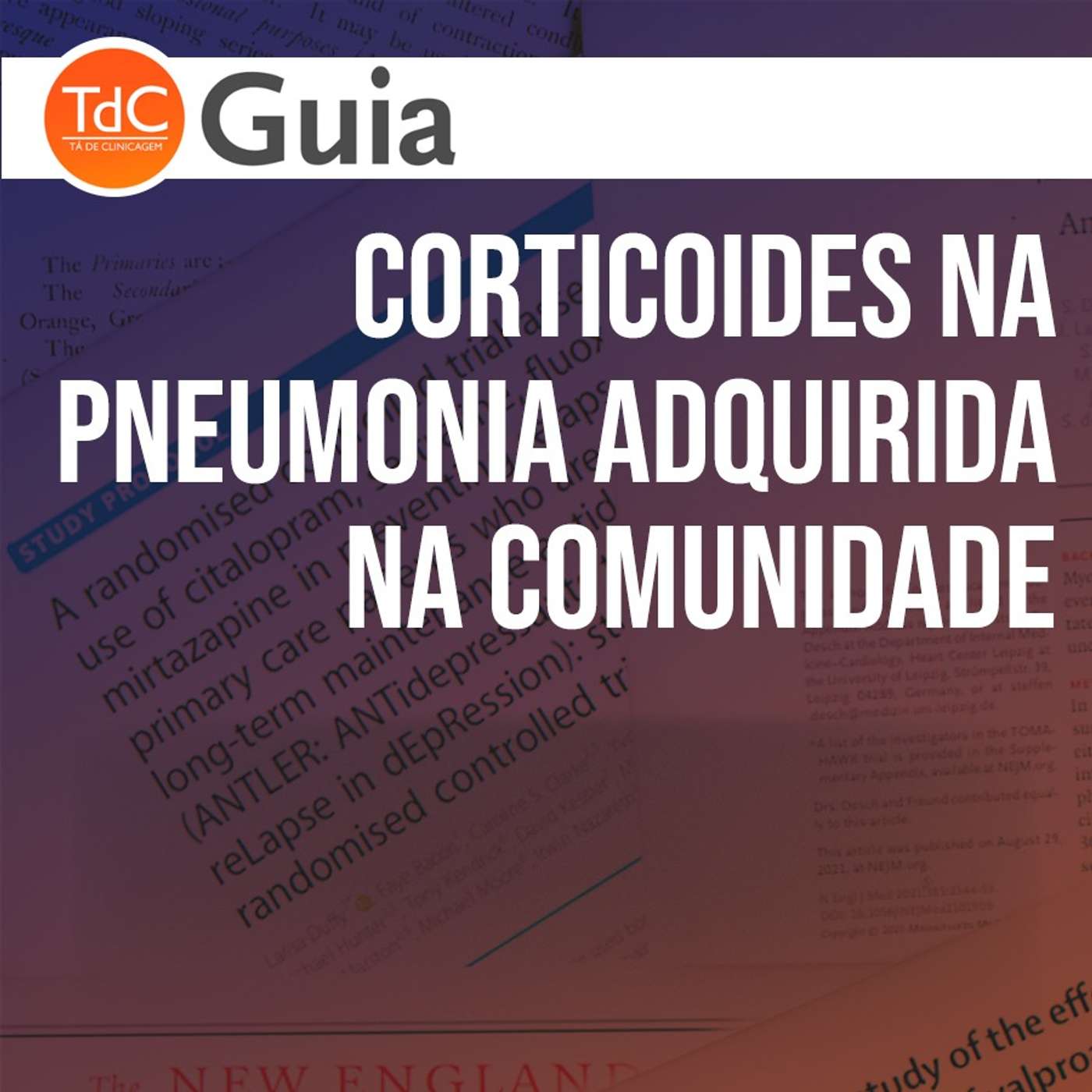 Corticoides na Pneumonia Adquirida na Comunidade - Guia TdC