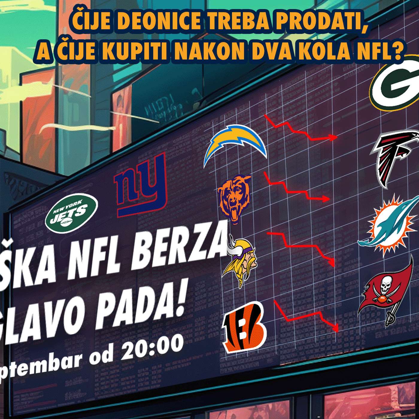 99 jardi No.152  NFL W3 2023 Njujorška NFL berza u strmoglavom padu  Čije akcije kupiti i prodati episode artwork
