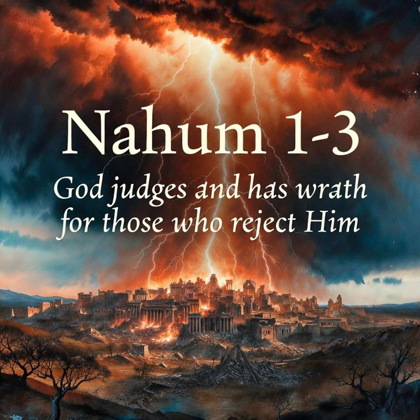 Nahum 1-3 God judges and has wrath for those who reject Him. episode artwork