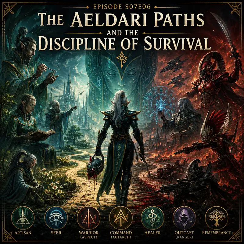 The Aeldari Paths and the Discipline of Survival