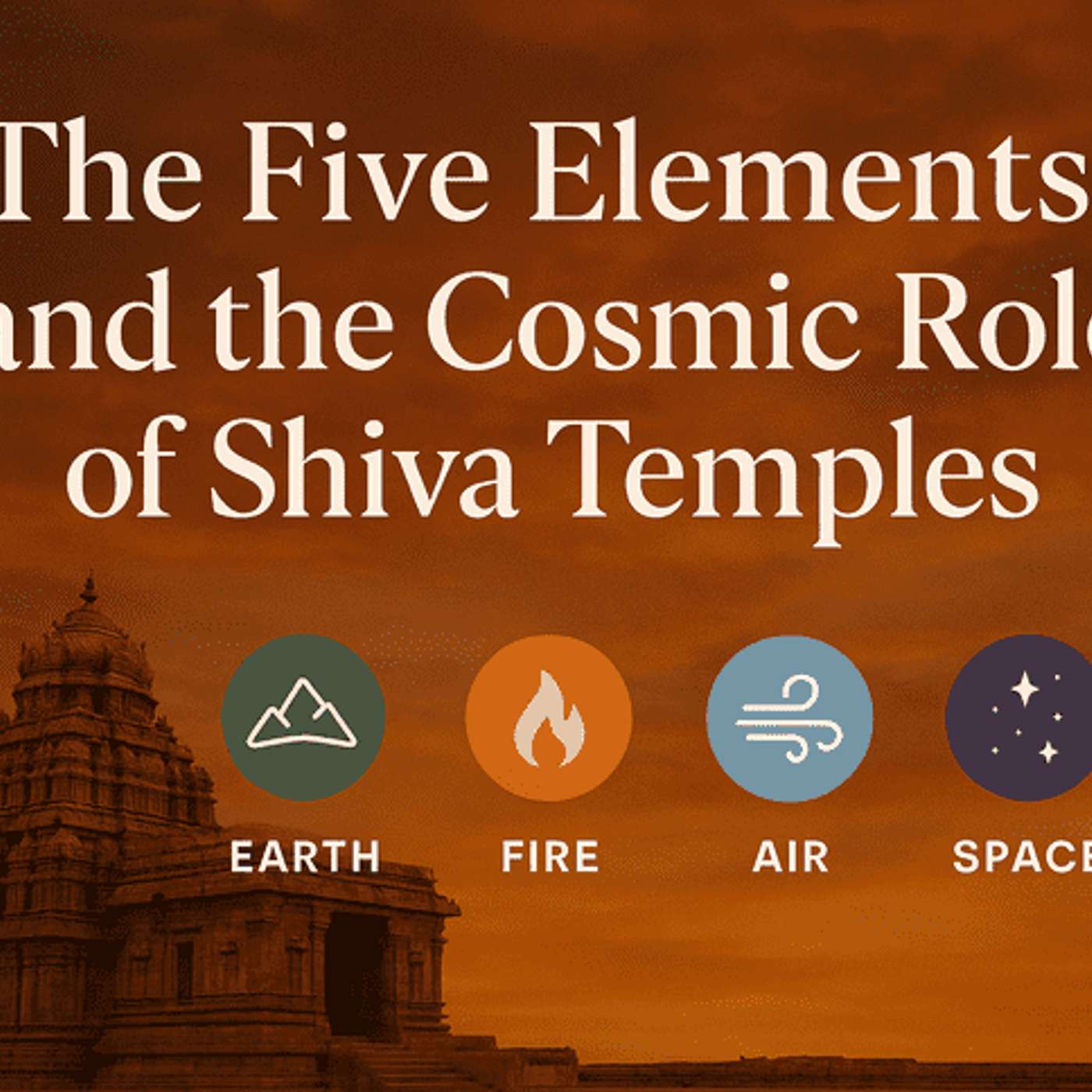 The Five Elements and the Cosmic Role of Shiva Temples episode artwork