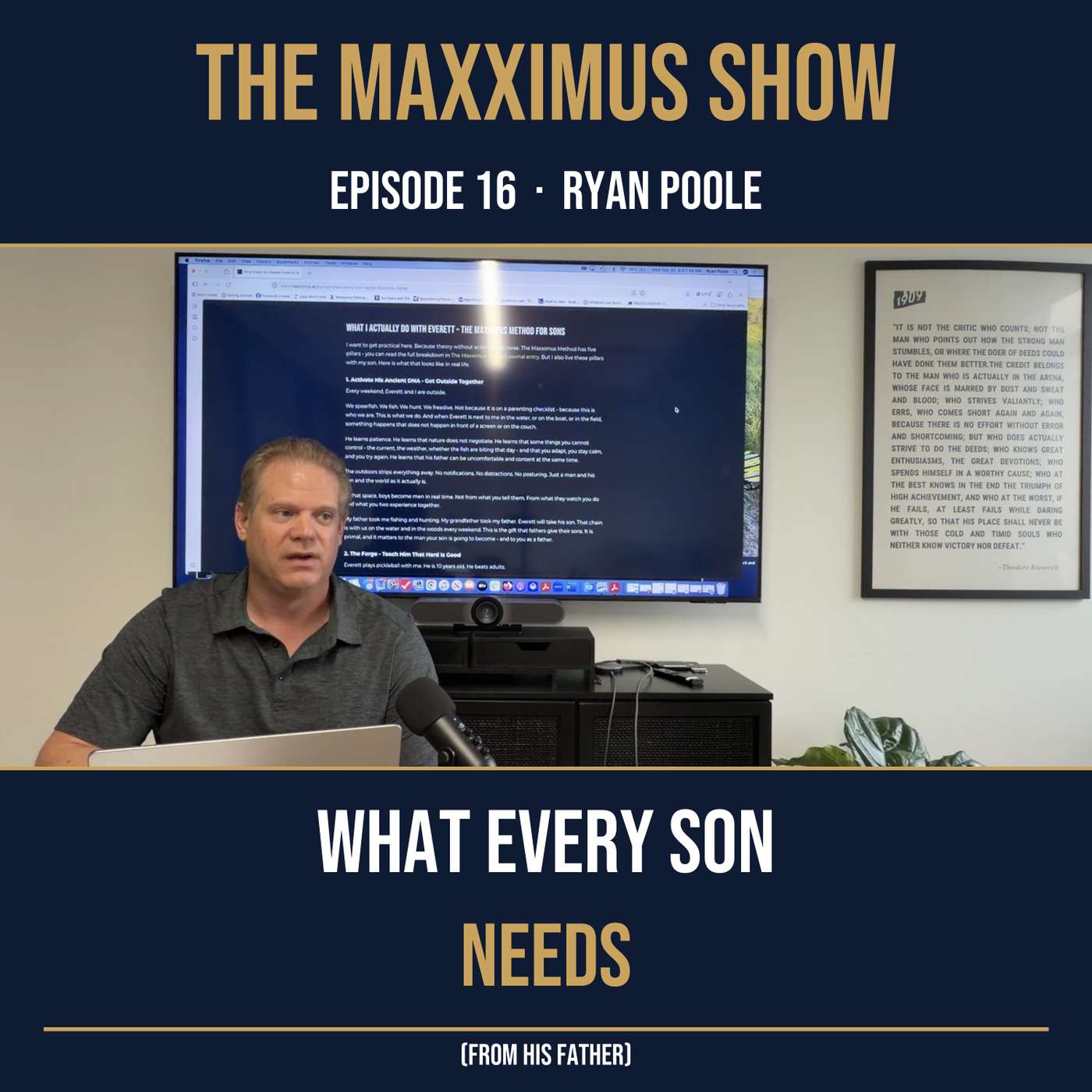 What Every Son Needs From His Father (That Nobody Is Talking About) | The Maxximus Show Ep. 16 episode artwork