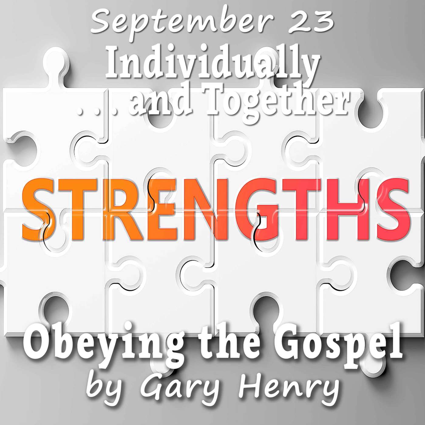 Individually . . . and Together (September 23) episode artwork