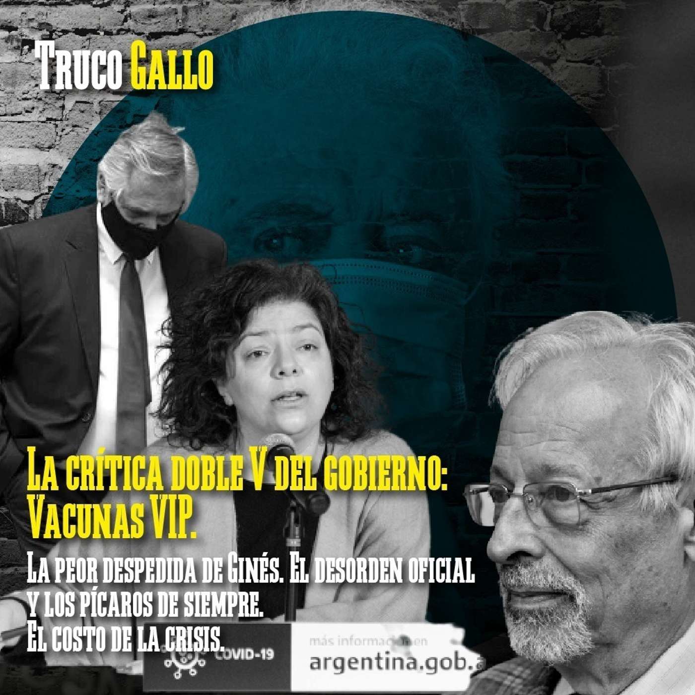 La crítica doble V del gobierno: Vacunas VIP episode artwork