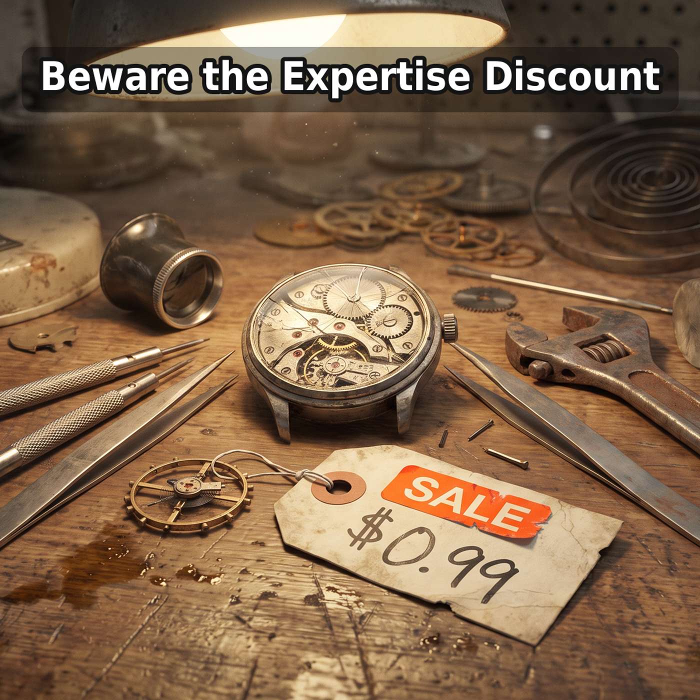 Day 340 - Beware the Expertise Discount episode artwork