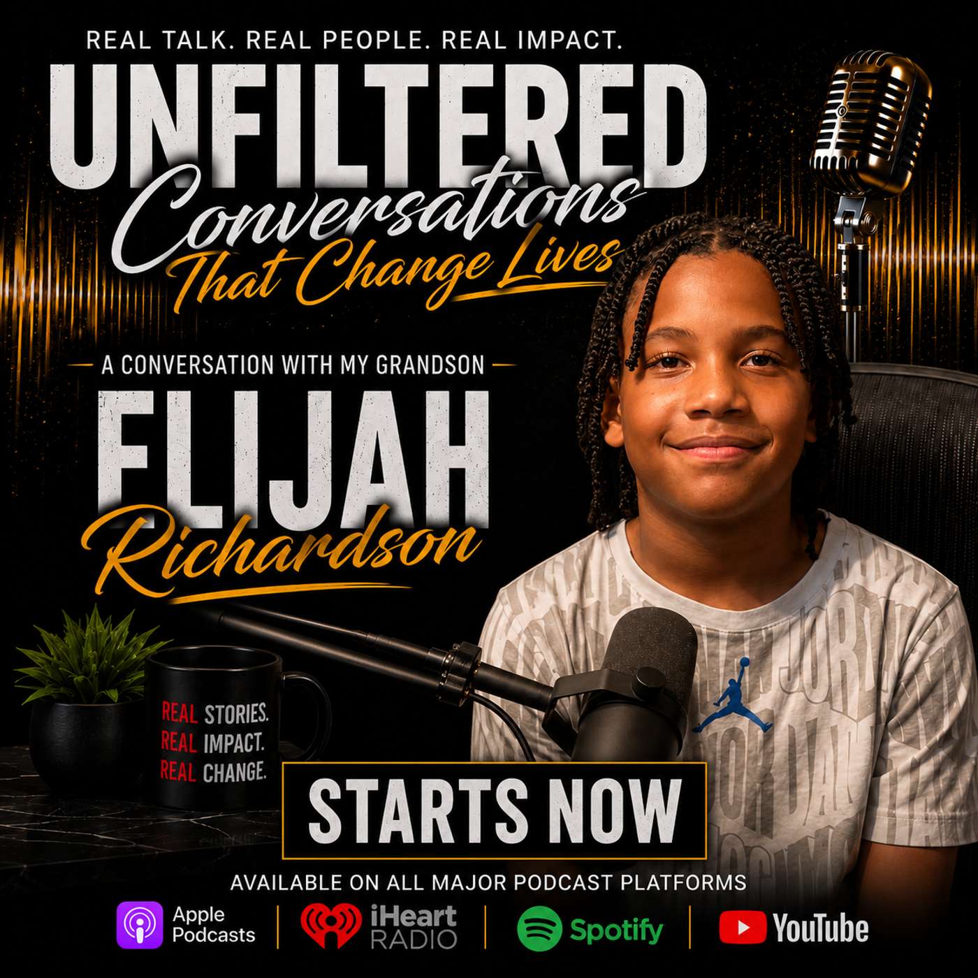 Elijah Richardson's Unfiltered Conversation episode artwork