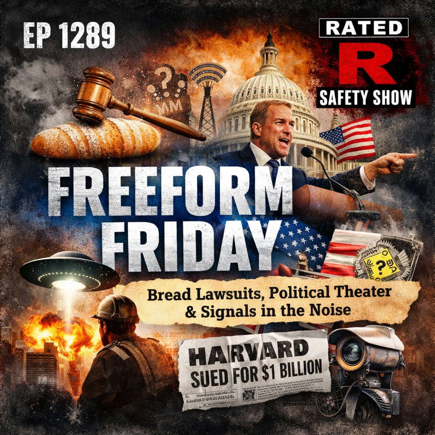 EP 1289 - Freeform Friday: Bread Lawsuits, Political Theater, and Signals in the Noise episode artwork