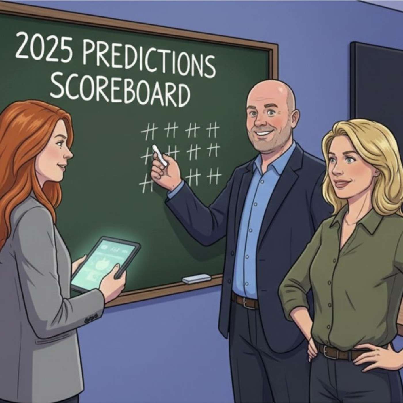 2025 Media Predictions Reviewed: How Accurate Were Our Experts? | The Media Beat #86 episode artwork