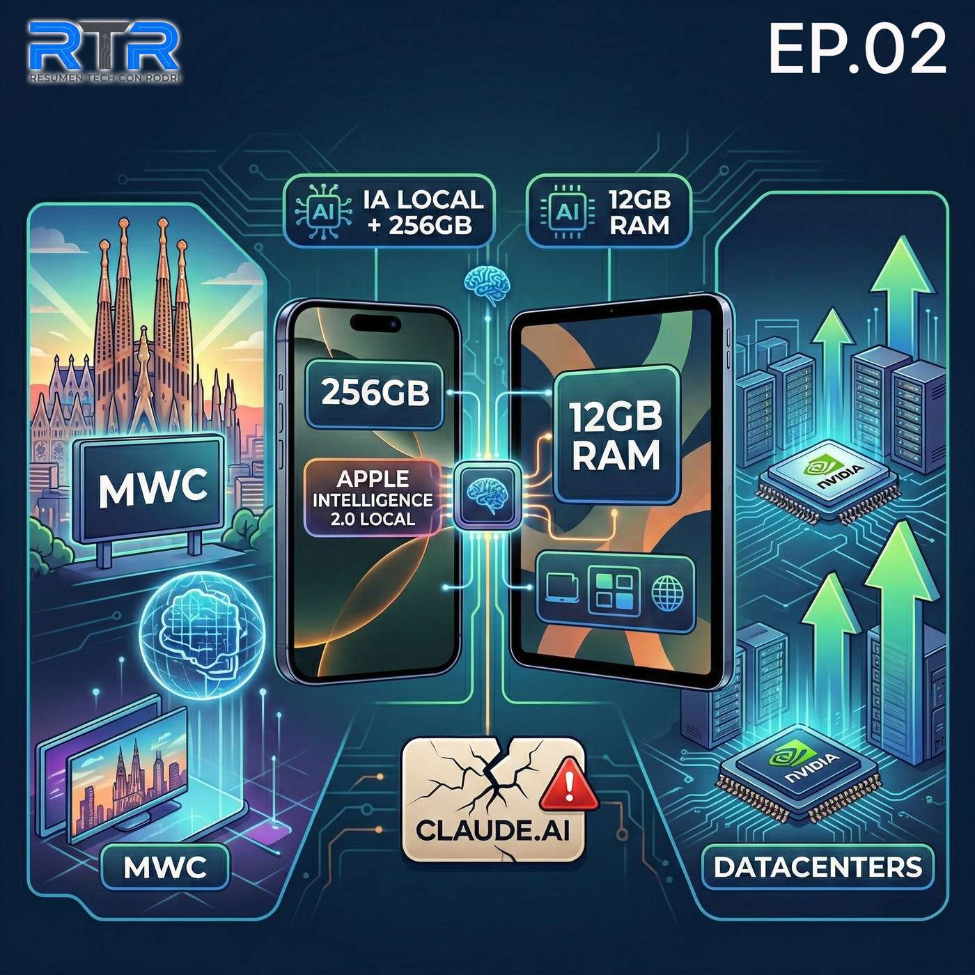 RTR 02: Apple lanza iPhone 17e, iPad Air M4.Arranca MWC