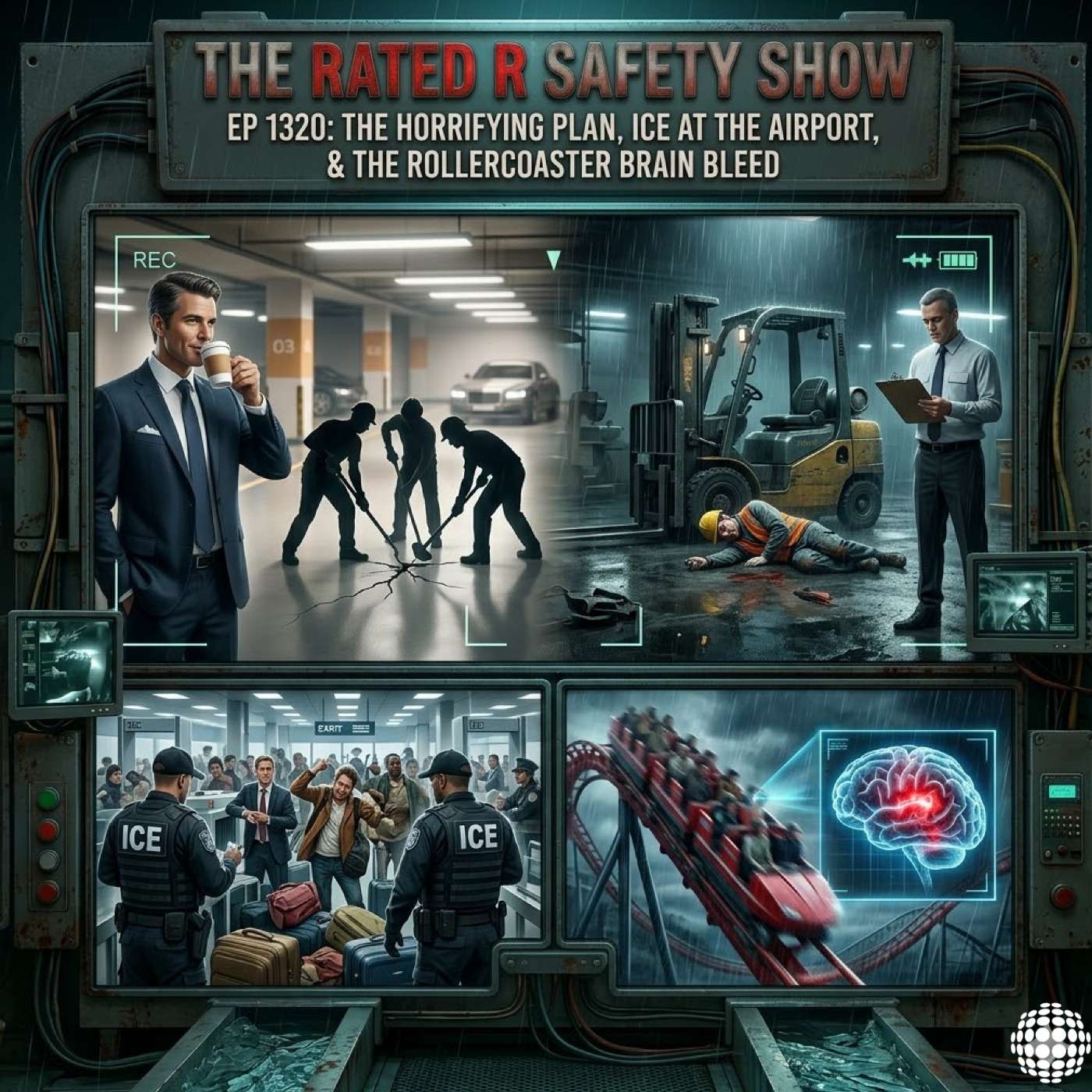EP 1320: The Horrifying Plan, ICE at the Airport, & The Rollercoaster Brain Bleed