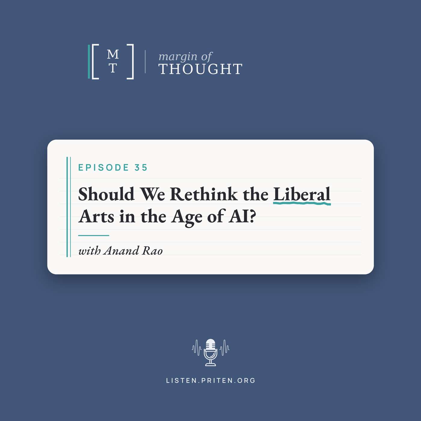 Should We Rethink the Liberal Arts in the Age of AI? - Anand Rao episode artwork