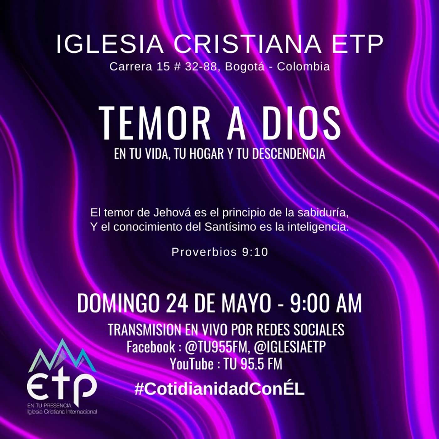 Charlas Iglesia ETP | Pastores Luis Salas y Jeannette Noguera, Iglesia ETP