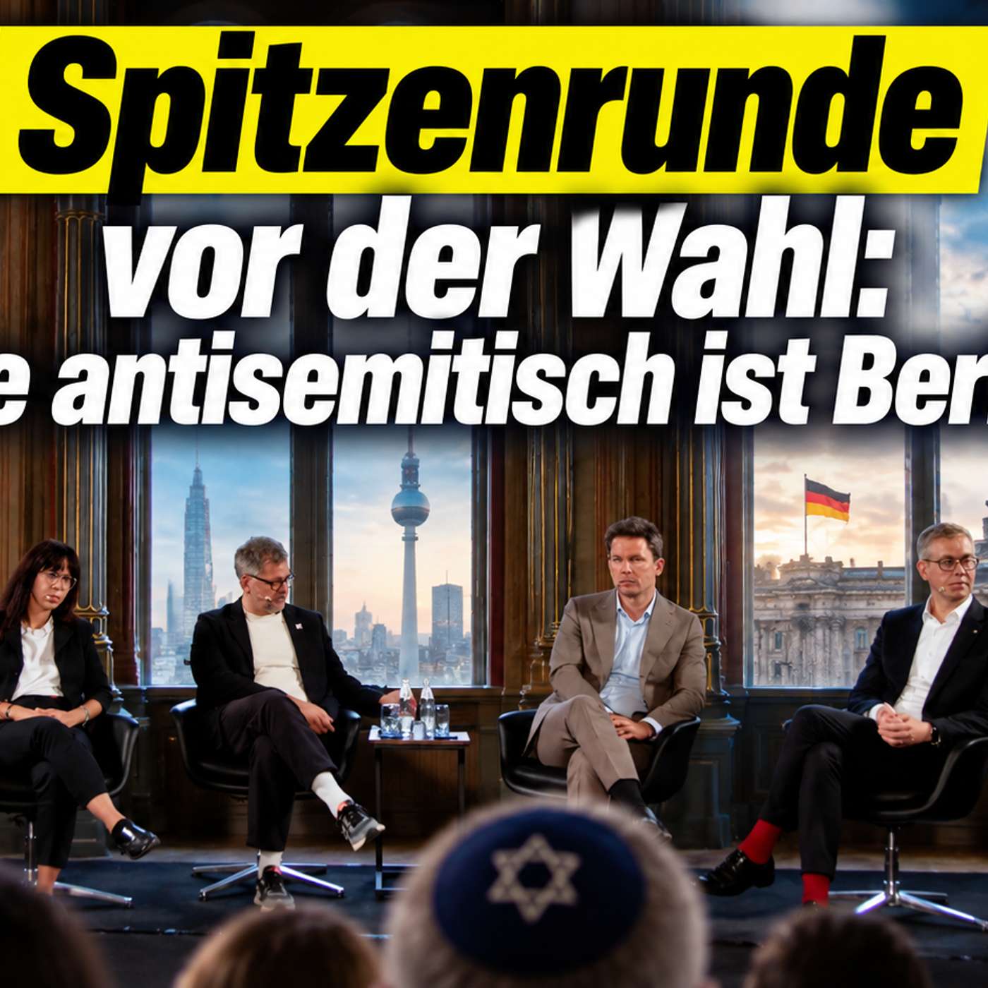 SPITZENRUNDE VOR DER WAHL: Wie antisemitisch ist Berlin? episode artwork