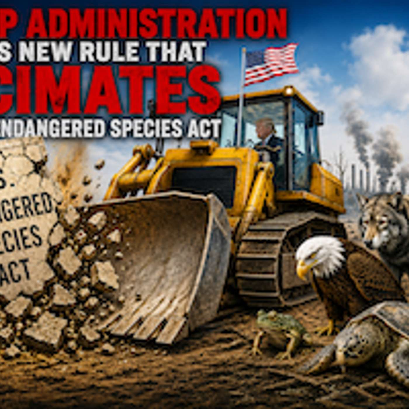 Environmentalists Denounce Trump Regime’s Gutting of Endangered Species Act