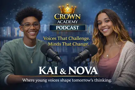 Crown Academy Debate Podcast- With Kai, Nova & Debate Coach Mike