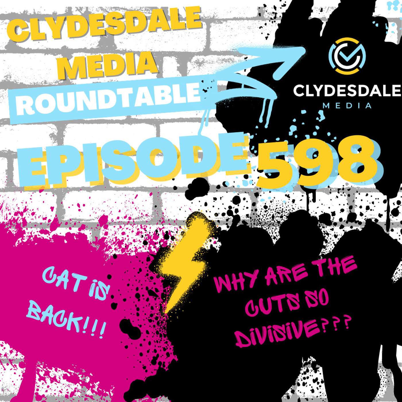 Clydesdale Media Weekly Roundtable - Cat is Back!!! and Why are the Cuts So Divisive? episode artwork