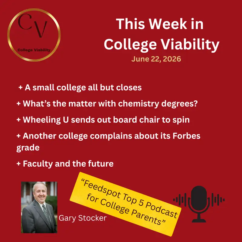 This Week In College Viability (TWICV) for June 22, 2026