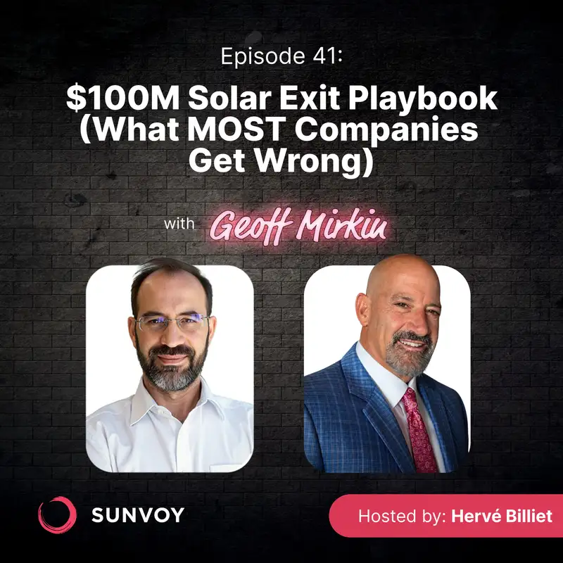 The $100M Solar Exit Playbook (What Most Companies Get Wrong) 