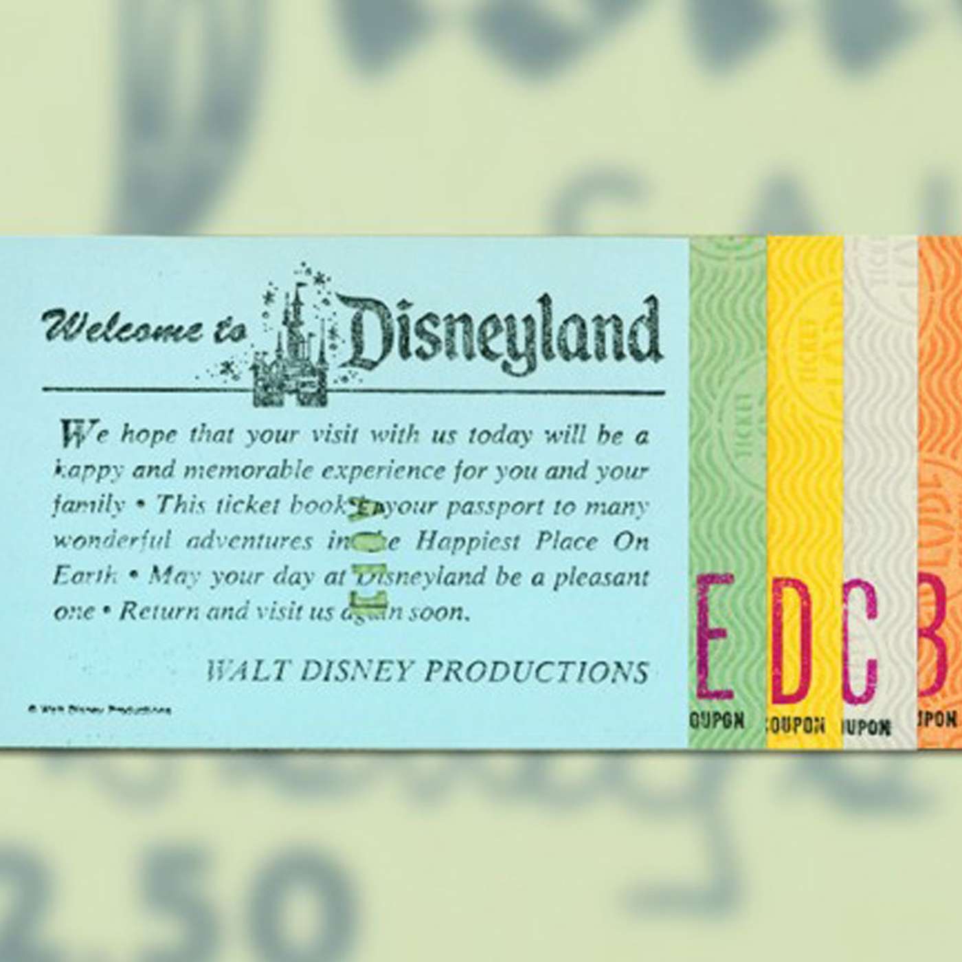 Episode 181: What is an E Ticket? The History of Ticketing in Disney Parks episode artwork