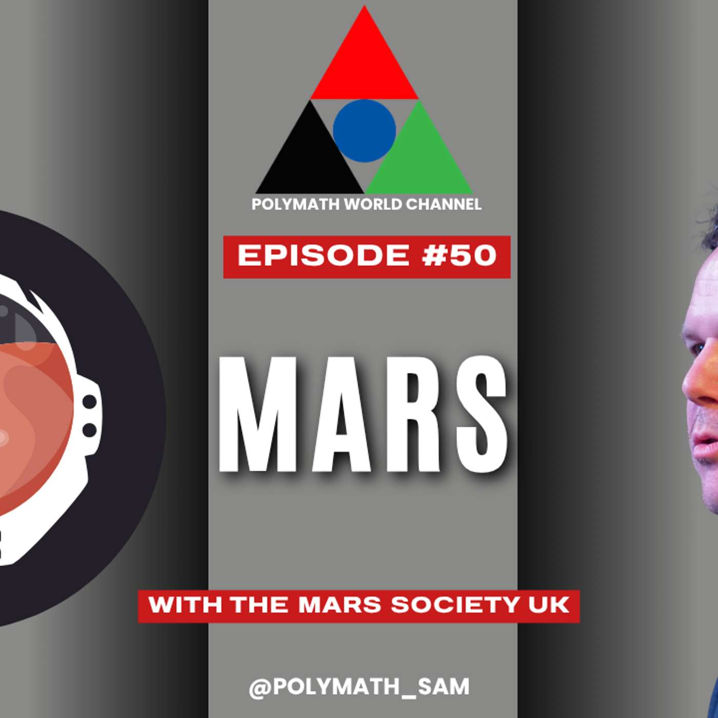 Polymath World # Episode 50 - The Mars Society UK episode artwork