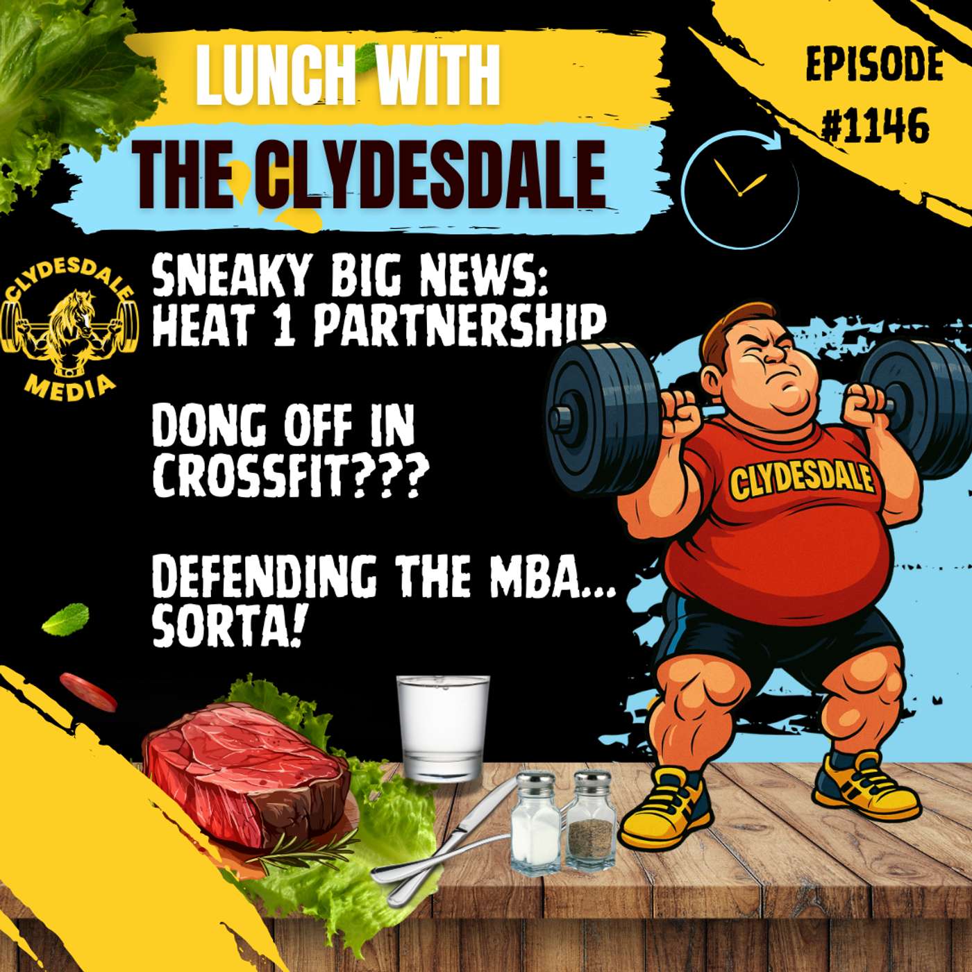 Lunch with the Clydesdale - Sneaky Big News! Heat 1 Partnership!!! episode artwork