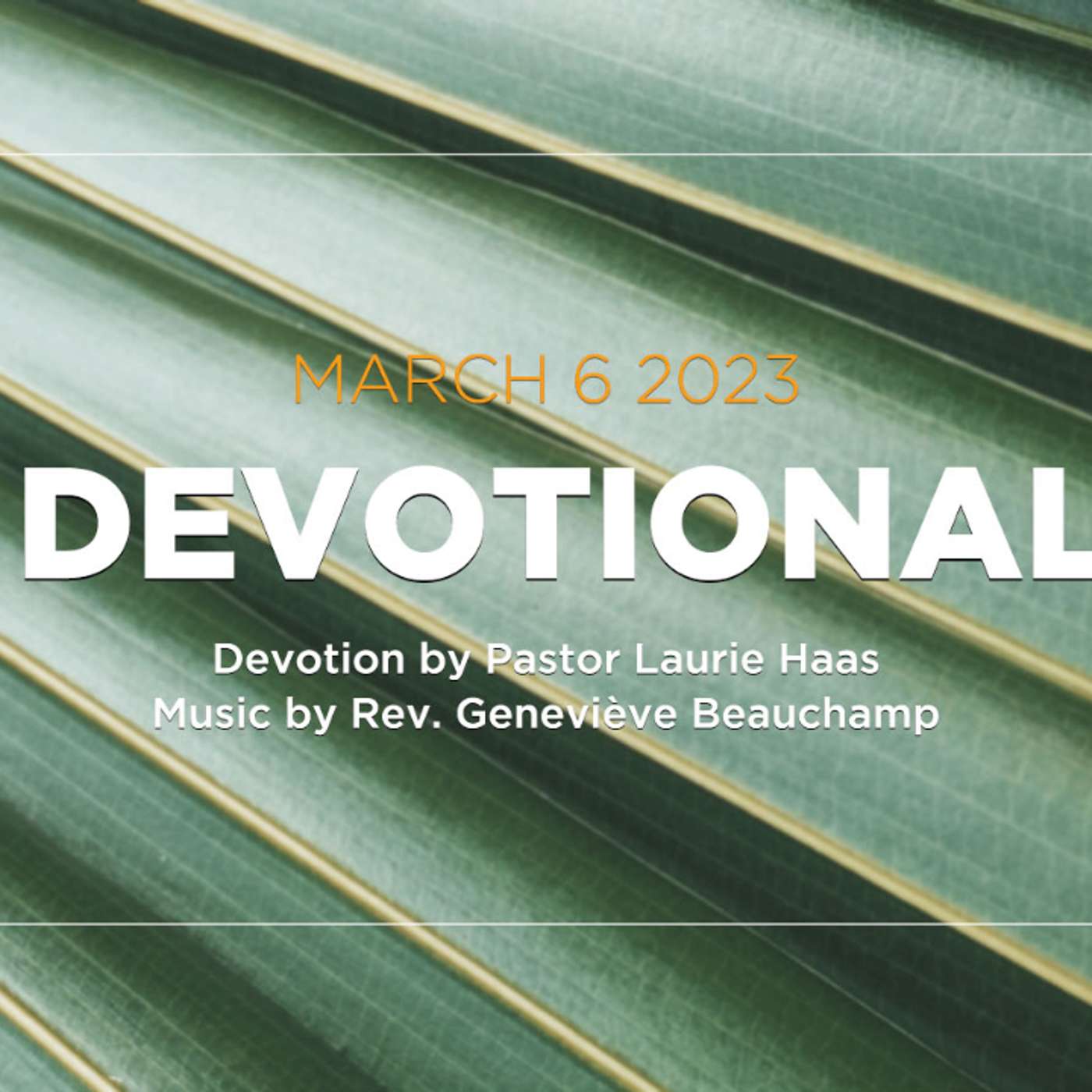 Devotion for March 6, 2023 with Pastor Laurie Haas episode artwork