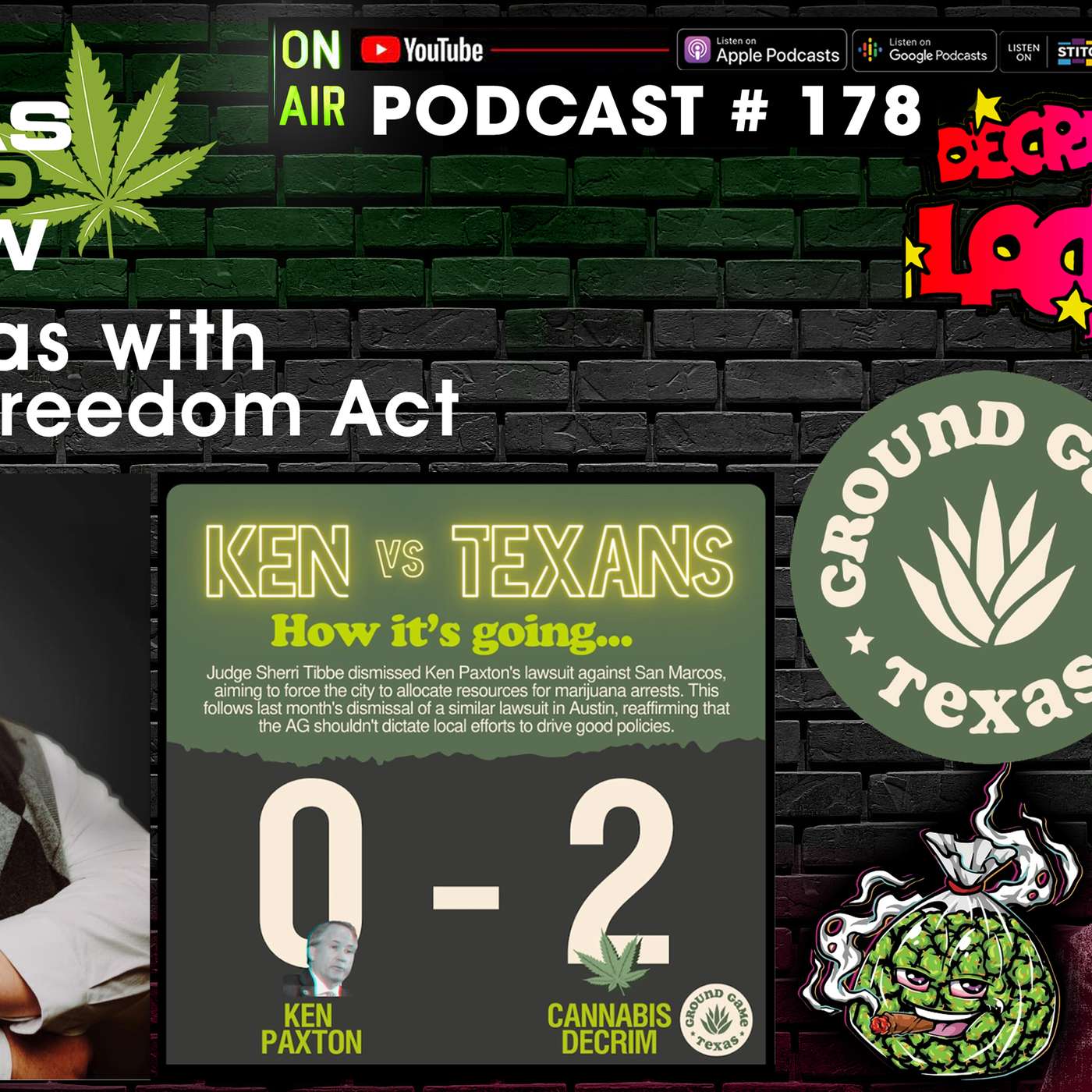 Episode # 178 - Ken Paxton Loses  . .  Again episode artwork