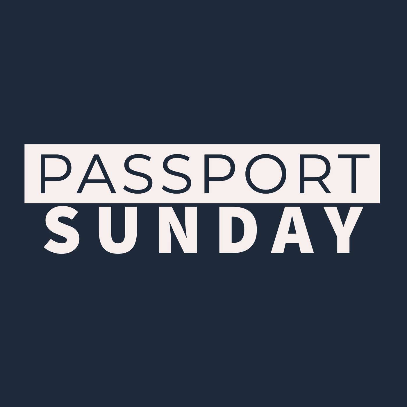 Passport Sunday 2019 - Jeremy West episode artwork